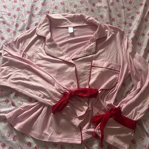 Pink Pj Top